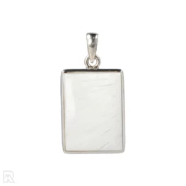 Scolecite Silver Pendant from India with item number 19725