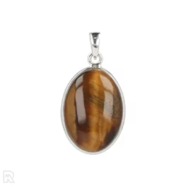 Tiger Eye Silver Pendant from India with item number 19737