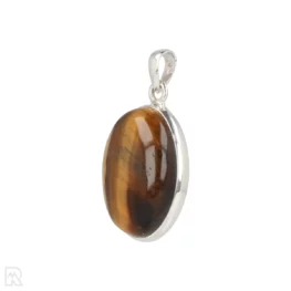 Tiger Eye Silver Pendant from India with item number 19737
