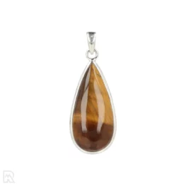 Tiger Eye Silver Pendant from India with item number 19738