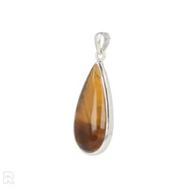 Tiger Eye Silver Pendant from India with item number 19738