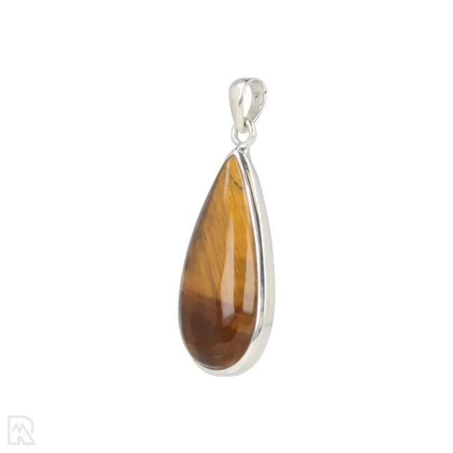 Tiger Eye Silver Pendant from India with item number 19738