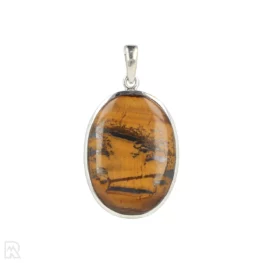 Tiger Eye Silver Pendant from India with item number 19739