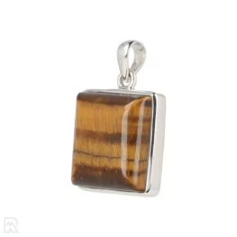 Tiger Eye Silver Pendant from India with item number 19740