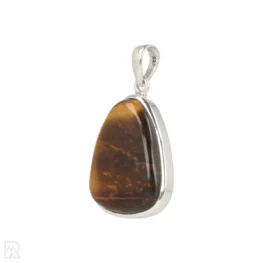 Tiger Eye Silver Pendant from India with item number 19742