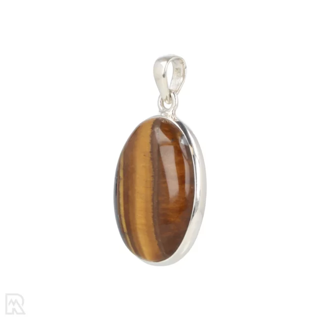 Tiger Eye Silver Pendant from India with item number 19743