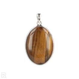 Tiger Eye Silver Pendant from India with item number 19744