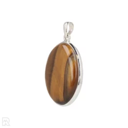 Tiger Eye Silver Pendant from India with item number 19744