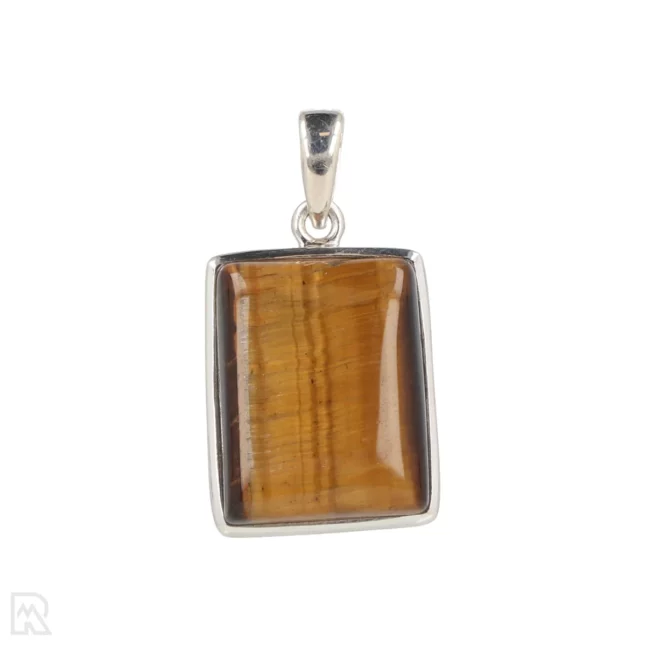 Tiger Eye Silver Pendant from India with item number 19745