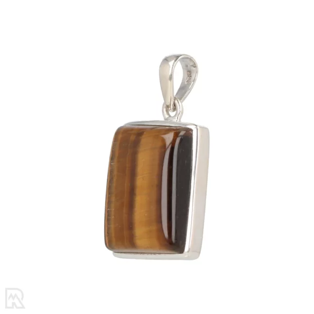 Tiger Eye Silver Pendant from India with item number 19745