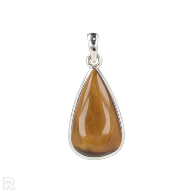 Tiger Eye Silver Pendant from India with item number 19746