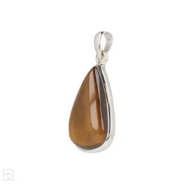 Tiger Eye Silver Pendant from India with item number 19746