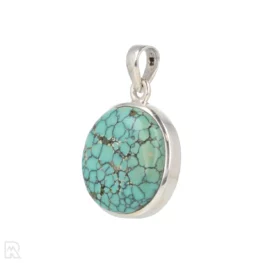 Turquoise Silver Pendant from India with item number 19748