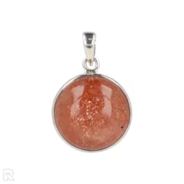 Zonnesteen Zilveren Hanger uit India met artikelnummer 19759