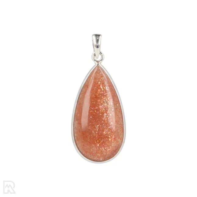 Zonnesteen Zilveren Hanger uit India met artikelnummer 19760