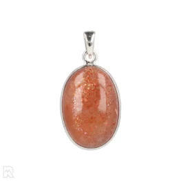 Zonnesteen Zilveren Hanger uit India met artikelnummer 19761