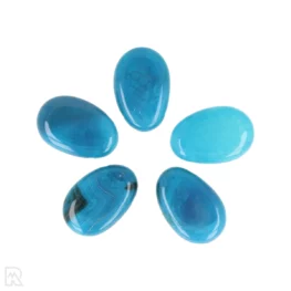 Blauwe Agaat Doorboorde Hanger uit China met artikelnummer 5964