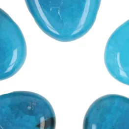 Blauwe Agaat Doorboorde Hanger uit China met artikelnummer 5964