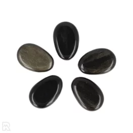 Goud Obsidiaan Doorboorde Hanger uit China met artikelnummer 5971