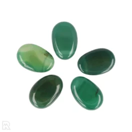 Groene Agaat Doorboorde Hanger uit China met artikelnummer 5978