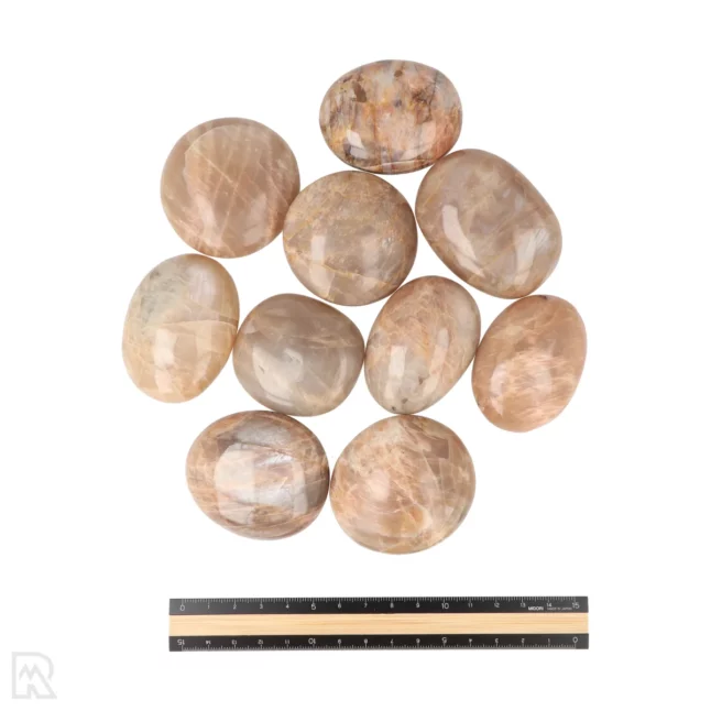 Roze Microklien - Maansteen Handstenen - Afbeelding 3