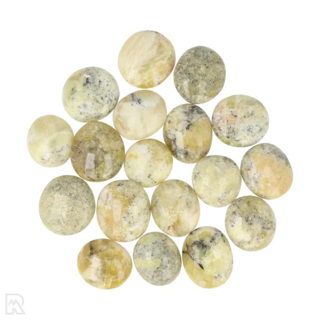 Gelbe Opal-Handsteine