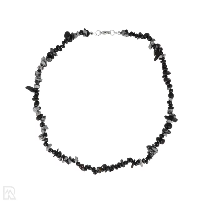Sneeuwvlok Obsidiaan Splitketting uit China met artikelnummer 9320