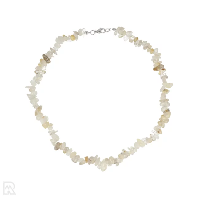 Gold Rutile Quartz Split Necklace from China with item number 9338