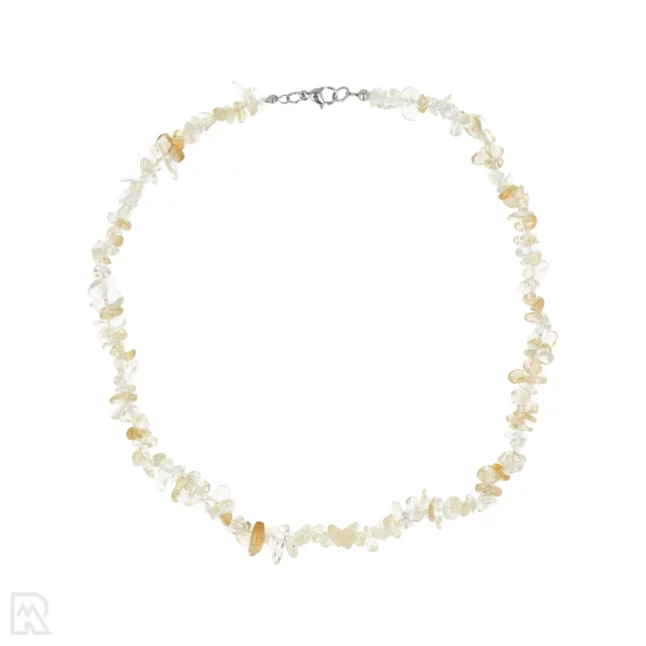 Citrien – Gebrande Amethist Splitketting