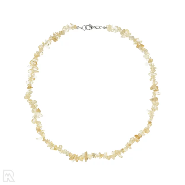 Citrien – Gebrande Amethist Splitketting | A