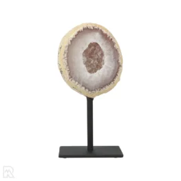 Agate Geode on Stand from Brazil with item number 19791