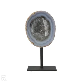 Agate Geode on Stand from Brazil with item number 19793