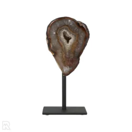 Agate Geode on Stand from Brazil with item number 19796