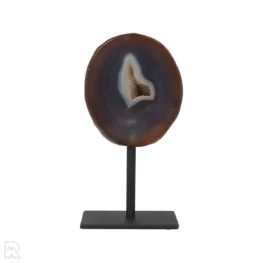 Agate Geode on Stand from Brazil with item number 19800