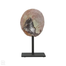 Agate Geode on Stand from Brazil with item number 19800