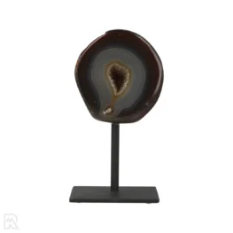 Agate Geode on Stand from Brazil with item number 19801