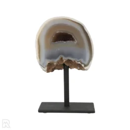 Agate Geode on Stand from Brazil with item number 19802