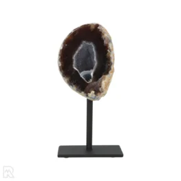 Agate Geode on Stand from Brazil with item number 19803