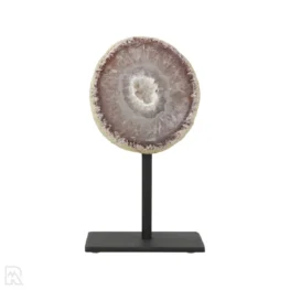 Agate Geode on Stand from Brazil with item number 19806