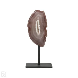 Agate Geode on Stand from Brazil with item number 19813