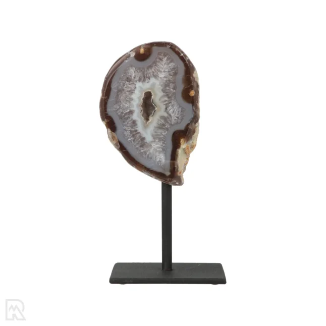 Agate Geode on Stand from Brazil with item number 19815