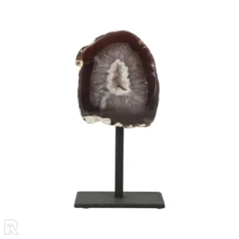 Agate Geode on Stand from Brazil with item number 19821