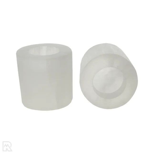 Selenite Tea Light Holder - Cylinder | 10 cm