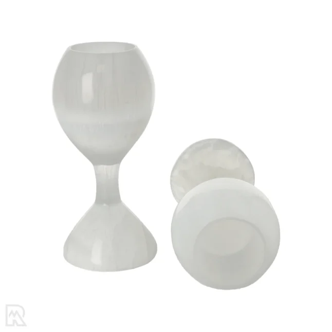 Selenite Tea Light Holder - Chalice | 15 cm