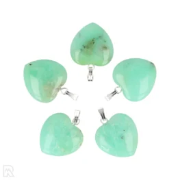 Chrysopraas Herz-Anhänger aus China mit der Artikelnummer 4332