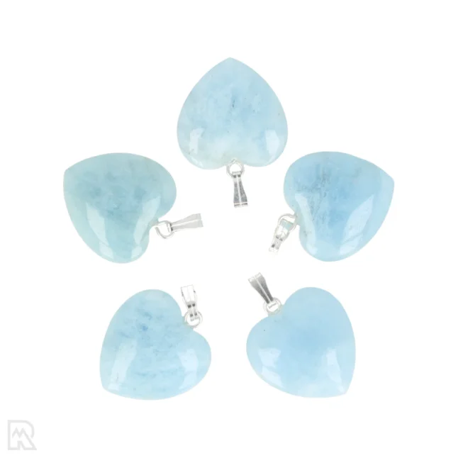 Aquamarine Heart Pendant from China with item number 4333