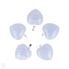 Blue Lace Agaat Hart Hanger uit China met artikelnummer 4336