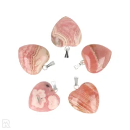 Rhodochrosit-Herz-Anhänger aus China mit der Artikelnummer 4337