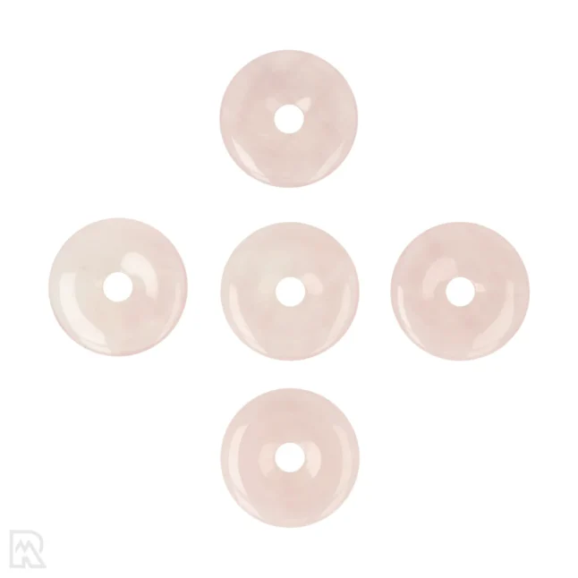 Rozenkwarts Donut Hanger | 5 cm