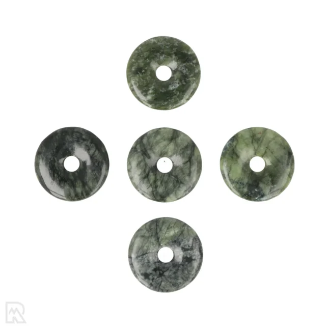 Nefrite Donut Pendant | 4 cm
